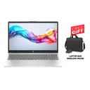 HP Laptop (15-FD0146NE) Intel Core i7-1355U Processor, 8GB RAM, 512GB SSD, Intel Iris Xᵉ Graphics, 15.6" FHD (1920x1080) Windows 11 Pro (License) - Natural Silver | Free Gift Laptop + Wireless Mouse