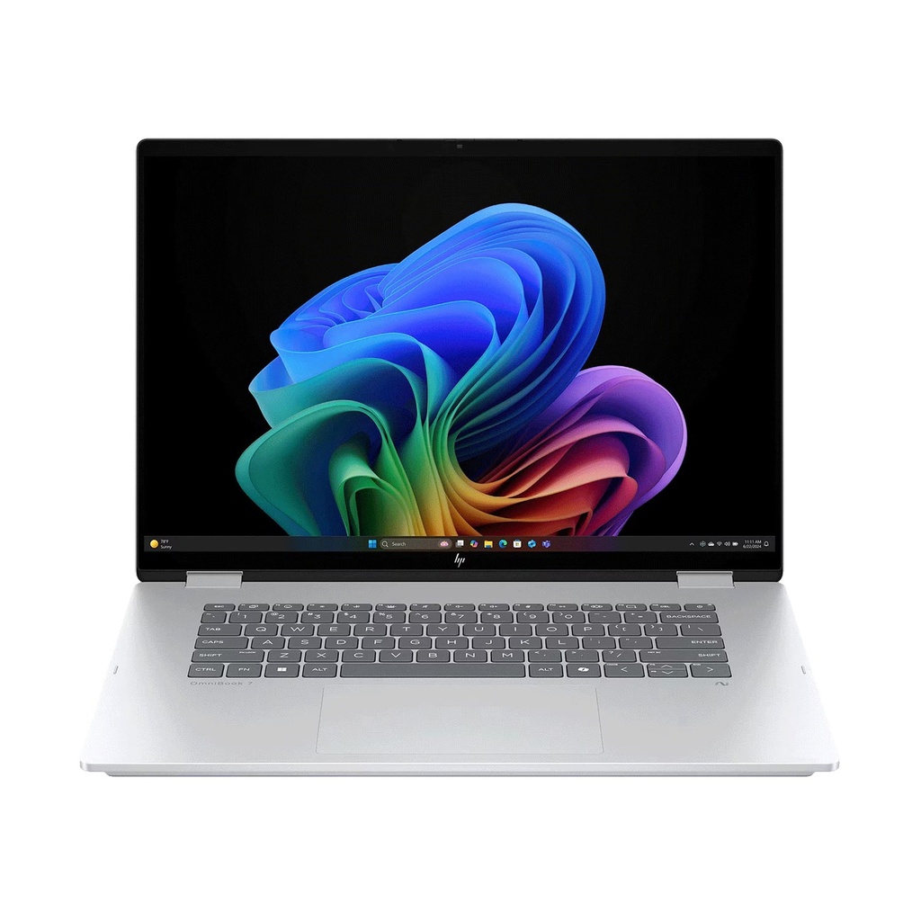[NS029841] HP OmniBook 7 Flip 16-AU0773CL Touch Laptop, Intel Core Ultra 7-258V Processor, 32GB Ram, 1TB NVMe SSD, 16" 3K OLED MultiTouch Screen, Backlit Keyboard, Windows 11, Silver | B88B1UA + Laptop Bag + Mouse