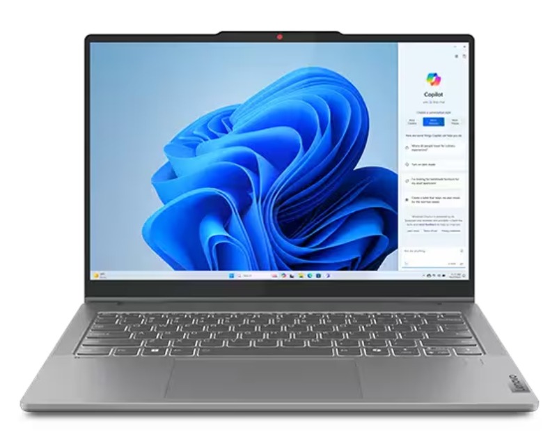 [NS024888] Lenovo IdeaPad 5 2-in-1(14AHP9) Laptop, AMD Ryzen 7-8845HS Processor,16GB RAM ,1TB NVMe SSD, AMD Radeon 780M Graphics, 14" WUXGA (1920x1200), IPS Multi-Touch Display, Windows 11 Home - Luna Grey