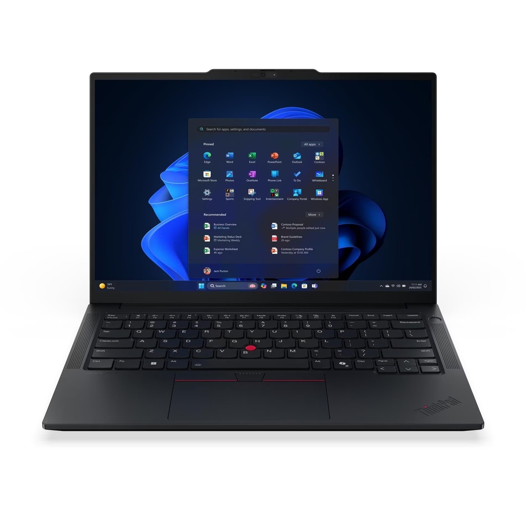 [NS032284] Lenovo ThinkPad E14 G7 Laptop, Intel Ultra 7-255H Processor, 16GB RAM DDR5, 1TB SSD NVMe, Integrated Intel® Arc Graphics, 14.0" FHD IPS 60Hz Display, Backlit Keyboard, Windows 11 Pro (License), Black | 21SX006RGR