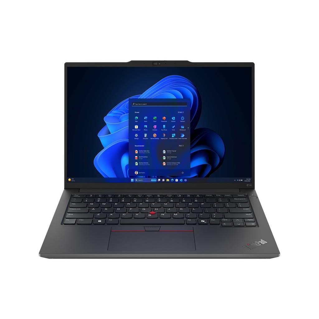 Lenovo ThinkPad E14 Gen 6 Laptop Intel Core Ultra 7 155H, 16GB RAM, 512GB SSD, Intel Arc Graphics, 14" WUXGA (1920x1200) Display, Windows 11 Pro License (Black) With With Lenovo 15.6" Laptop Casual Toploader