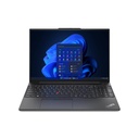 Lenovo ThinkPad E16 Gen 1 Laptop, 13th Gen. Intel Core i7-1355U Processor, 16GB RAM DDR4, 512GB NVMe SSD, Intel Iris Xe Graphics (Backlit KeyBoard Arabic) Wi-Fi 6+BT5.1, Windows 11 Pro (License) - Graphite Black