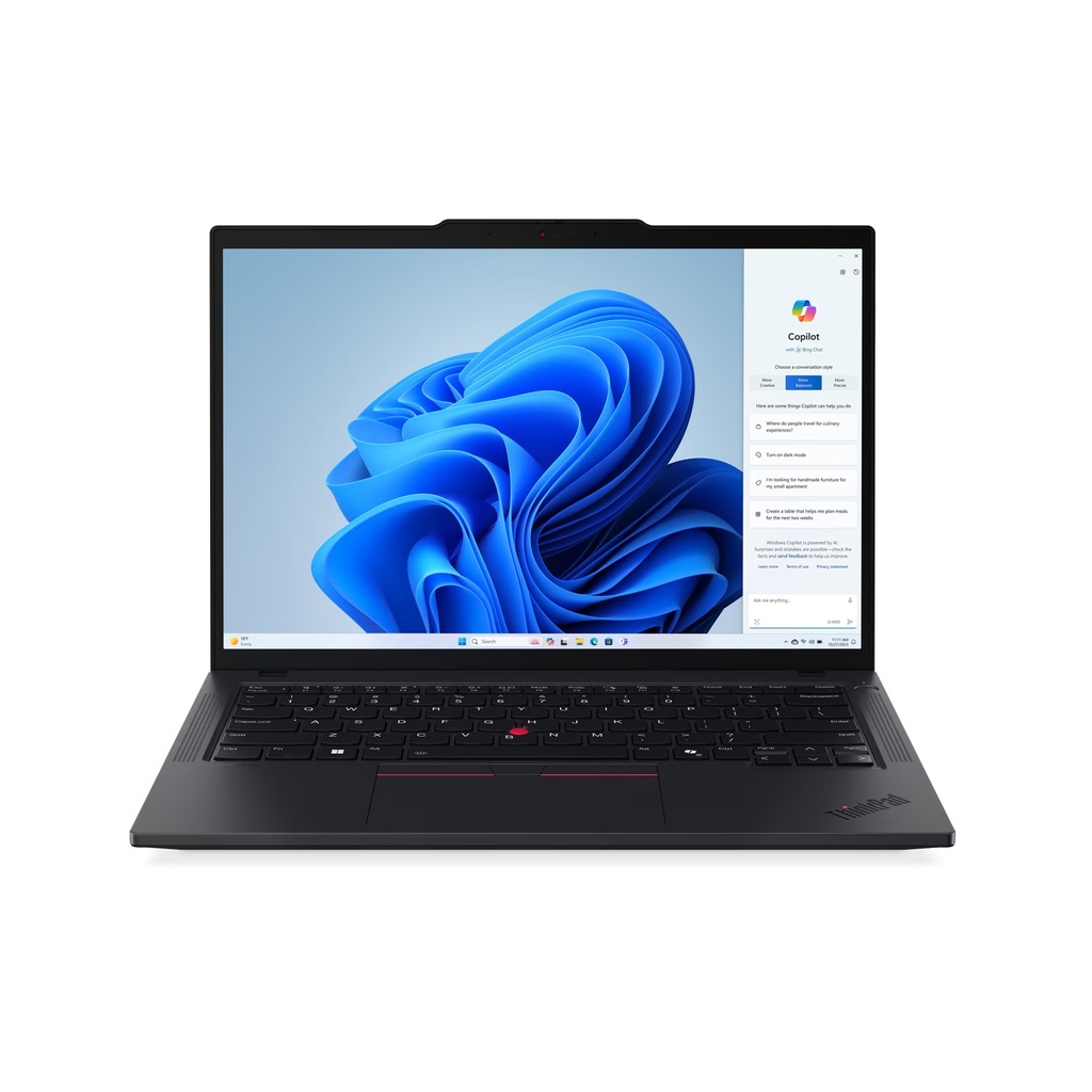 [NS028841] Lenovo ThinkPad T14 Gen 5 Touch Screen Laptop, Intel Core Ultra 7 165U Processor, 32GB DDR5 Ram, 512GB NVMe SSD, Integrated Intel Graphics, 14" WUXGA (1920x1200) IPS Multi-Touch Display, Backlit Keyboard, Wi-Fi 6E+BT5.3, Windows 11 Pro - Black