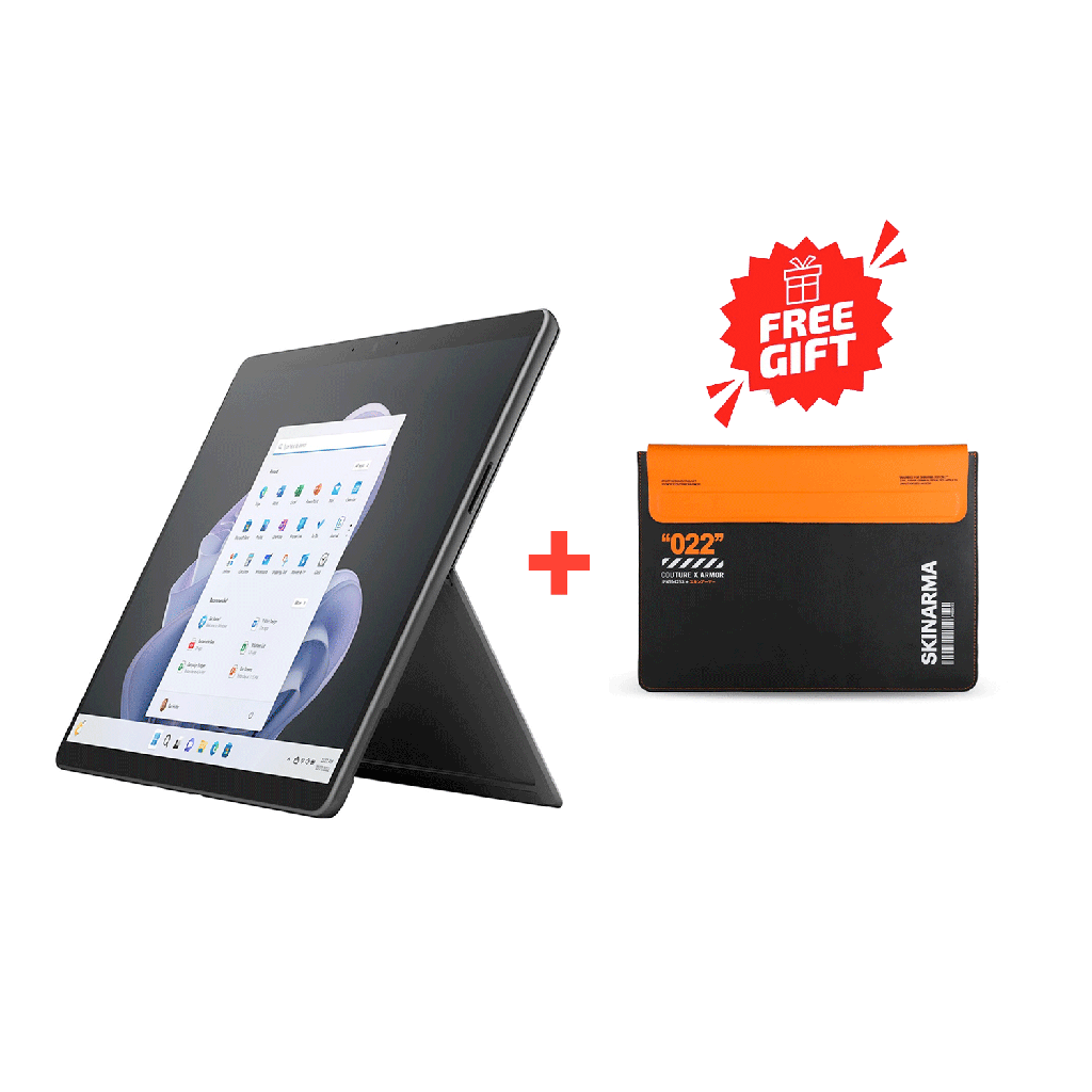 [NS016243] Microsoft Surface Pro 10 Intel Core Ultra7-165U 16GB RAM 512GB SSD Intel Graphics 13" Windows 11 Pro - Black + Skinarma ShinGoki Laptop Sleeve