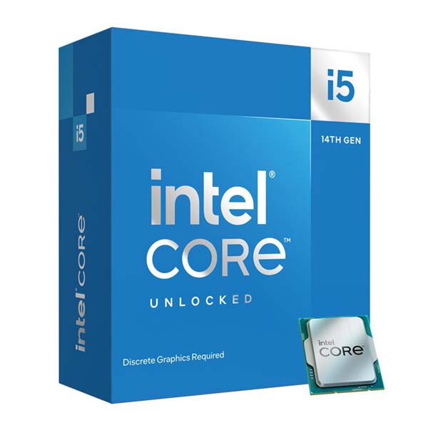 Intel Core i5-14600KF Processor 14th Gen 5.30 GHz 24MB Cache (Unlocked)