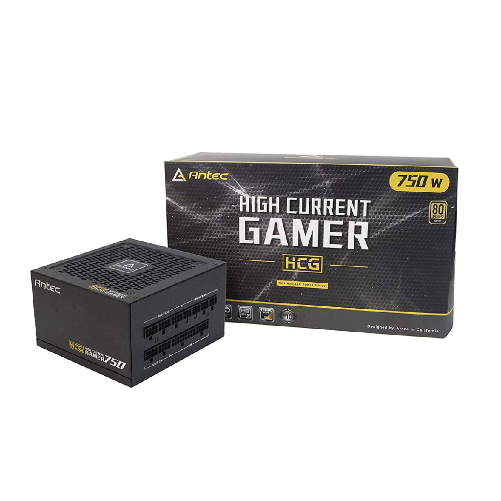 [NS028570] Antec High Current Gamer 80Plus Gold 750W Fully Modular Power Supply