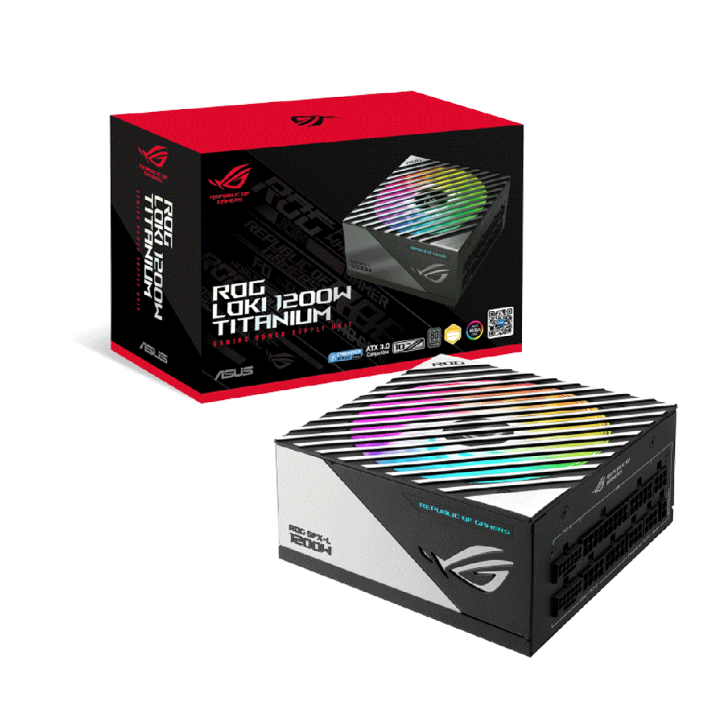 [NS027646] Asus Rog Loki 1200 Titanium 80Plus Titanium ATX 3.0 1200W Power Supply