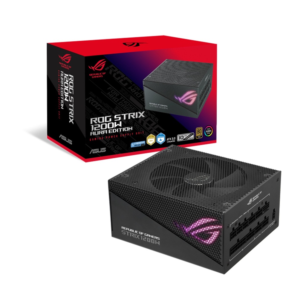 [NS012399] Asus ROG STRIX 1200G Aura Edition Gold Power Supply, Modular - Black