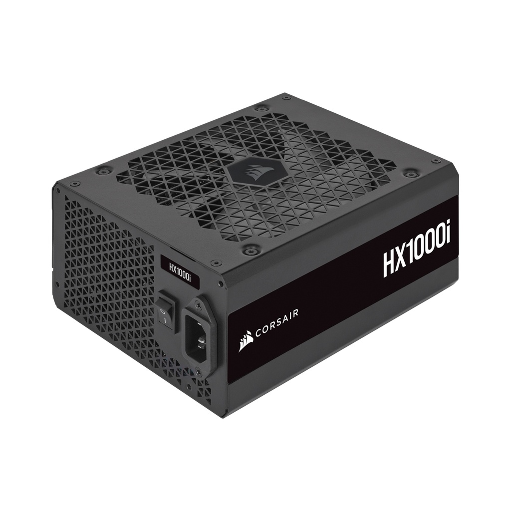 [NS006424] Corsair HX1000i PLUS GOLD PLATINUM High-Performance Fully Modular 1000W ATX Power Supply - Black