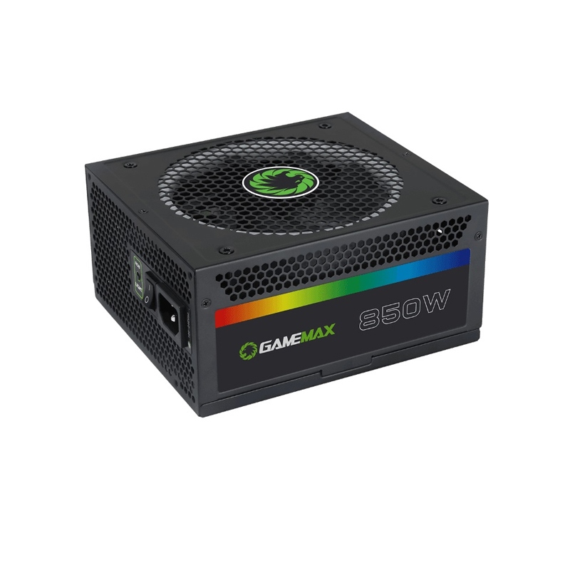 [NS000091] GAMEMAX 850W RGB 80+ Gold Fully-Modular ATX Power Supply - Black