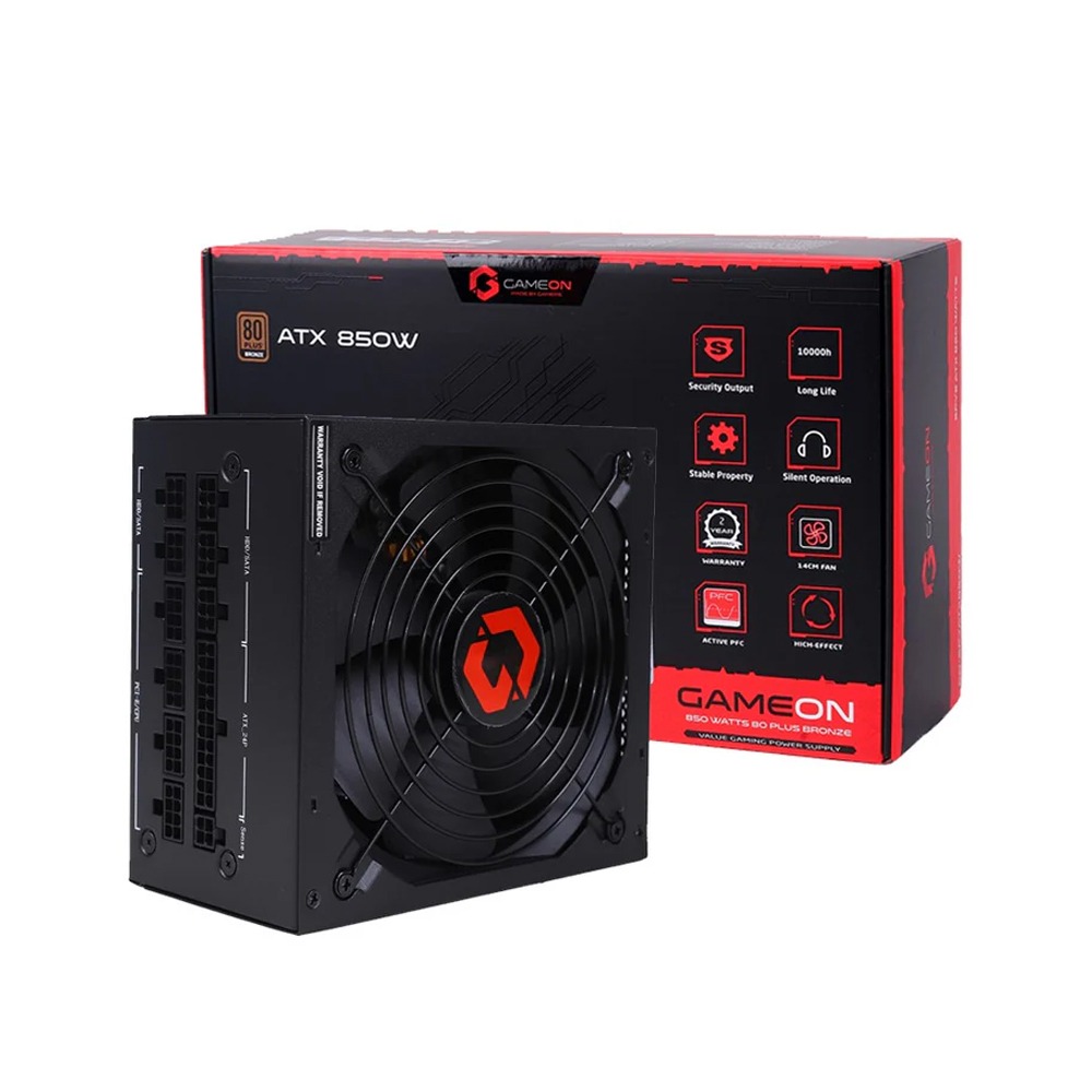 [NS016359] GameOn 850W SPY2 80PLUS Bronze Power Supply Black