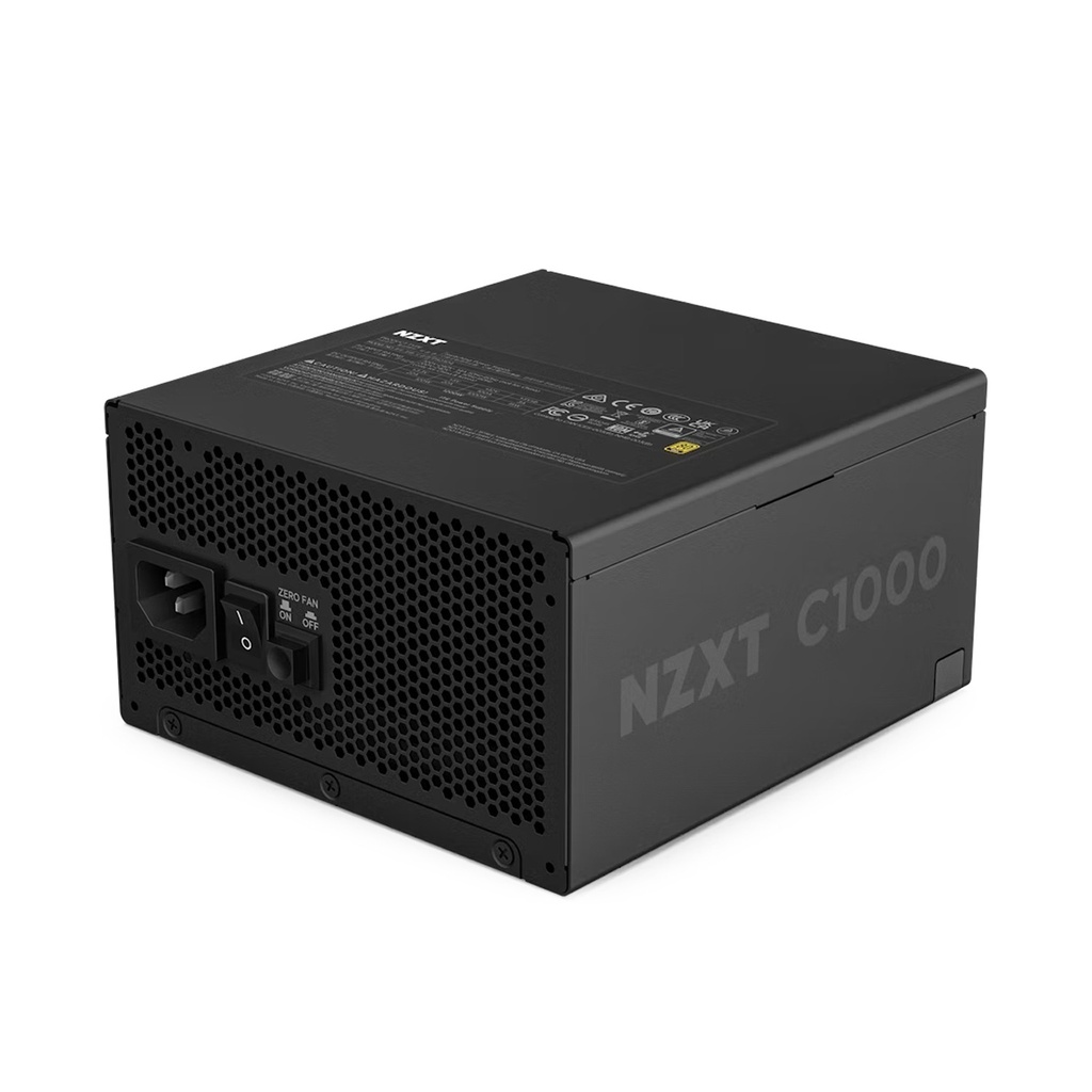 [NS025003] NZXT C1000 Gold 80Plus Gold Fully Modular Low-Noice ATX 3.1 1000W Power Supply - Black