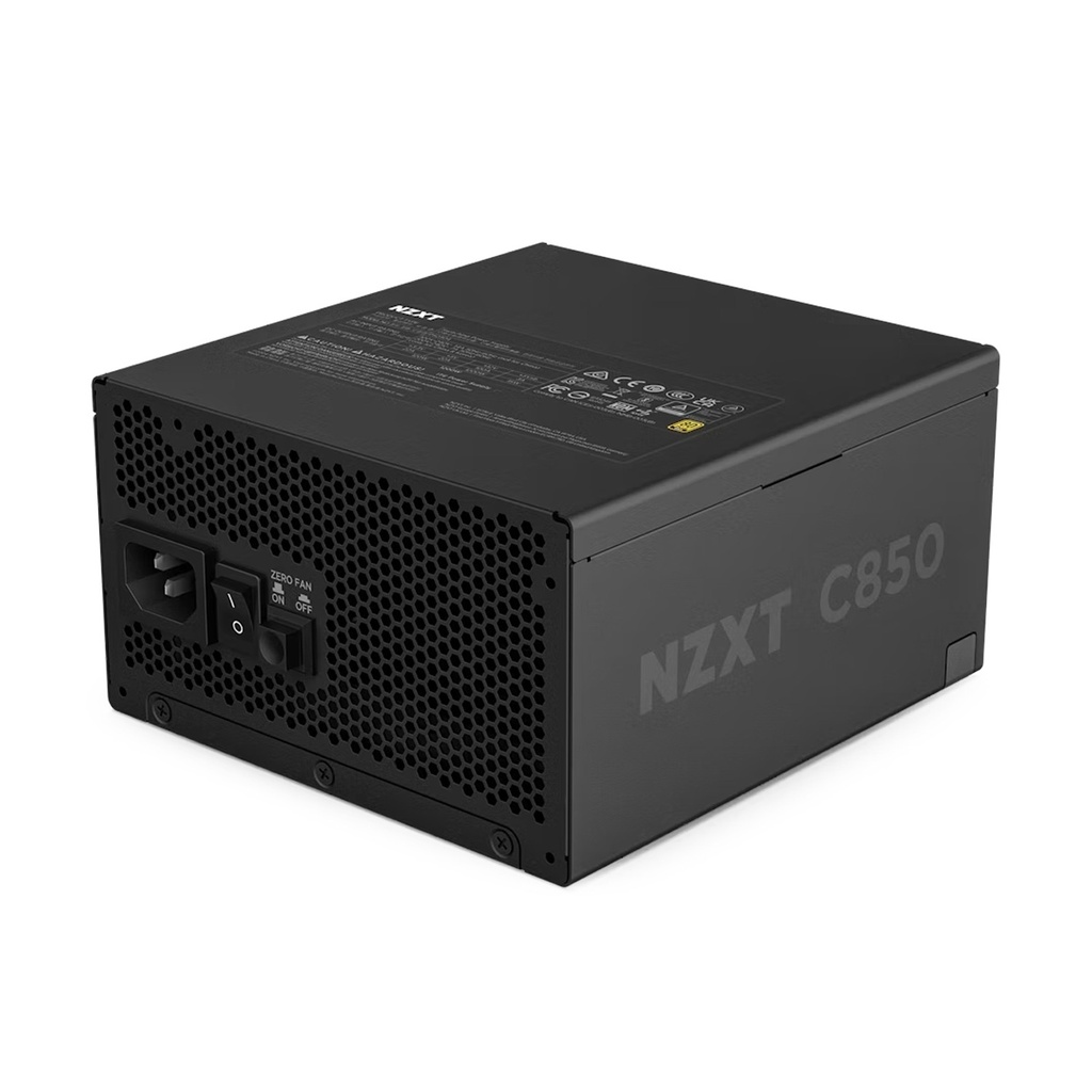 [NS024999] NZXT C850 Gold 80Plus Gold Fully Modular Low-Noice ATX 3.1 Power Supply - Black