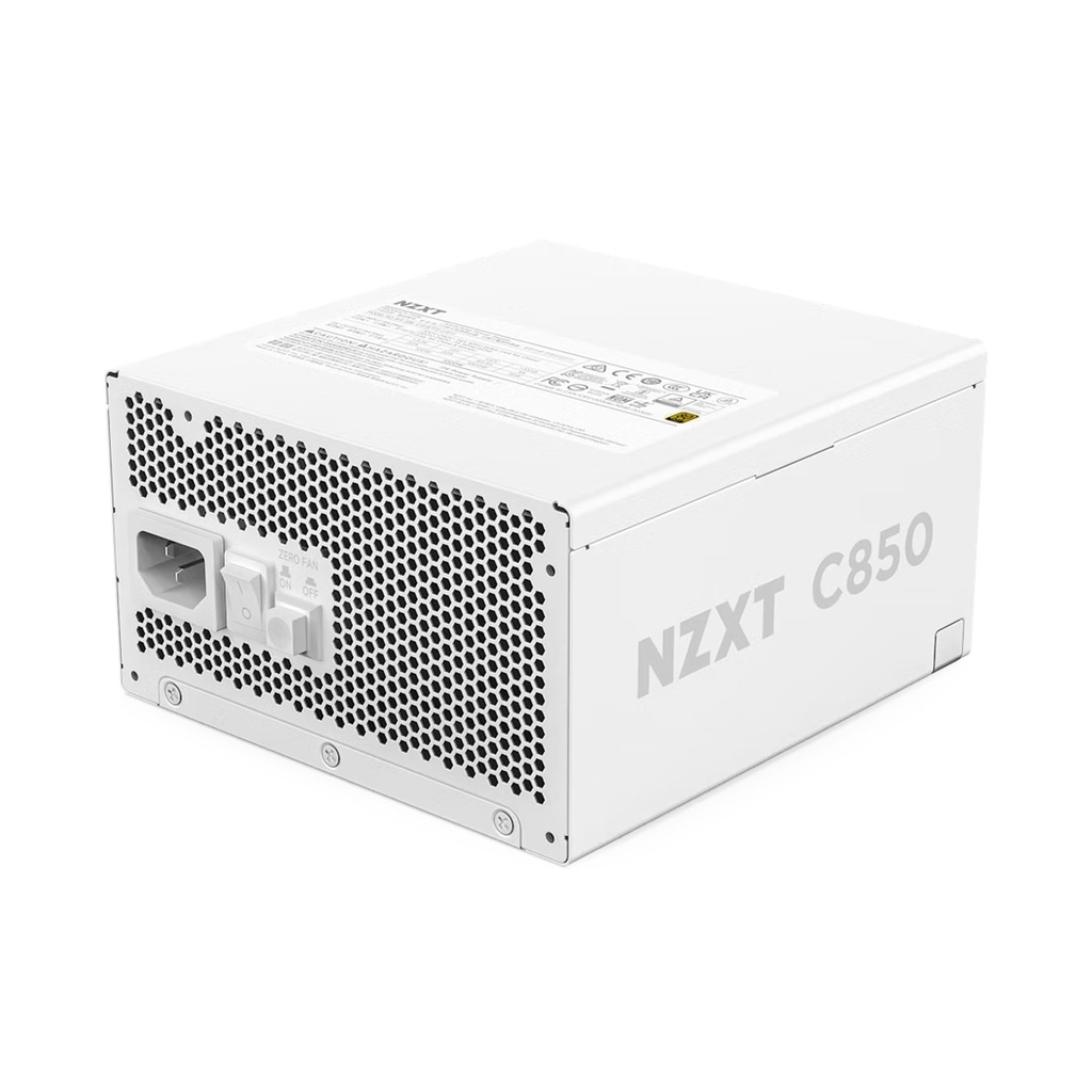[NS024997] NZXT C850 Gold 80Plus Gold Fully Modular Low-Noice ATX 3.1 Power Supply - White