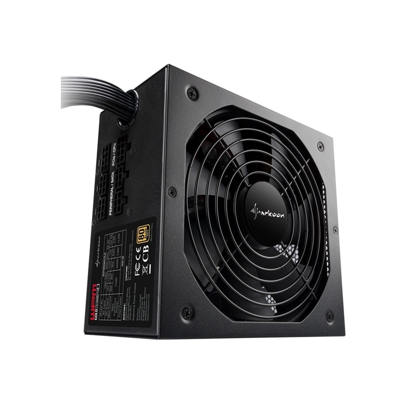 [NS004559] Sharkoon WPM Zero 750W 80+ Gold Semi Modular ATX Power Supply