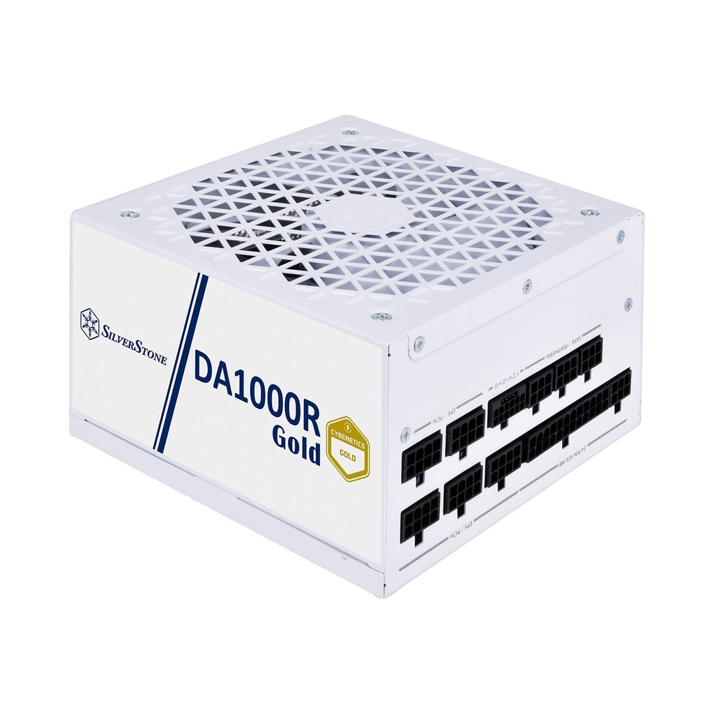Silver Stone Decathlon Series DA1000R Cybenetics Gold Fully Modular ATX 1000W Power Supply - White