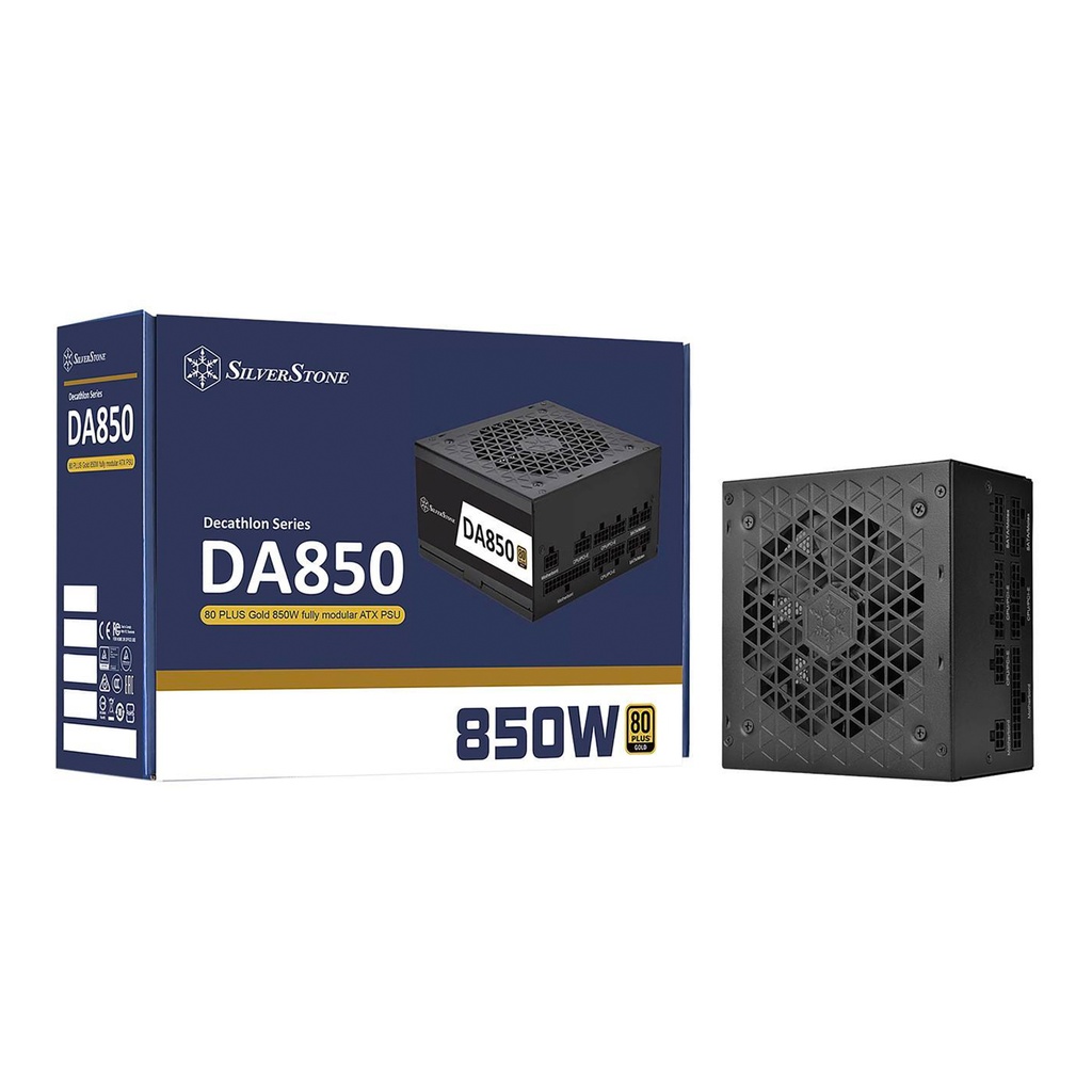 [NS010898] Silver Stone Decathlon Series DA850 80PLUS Gold Fully Modular ATX 850W Power Supply