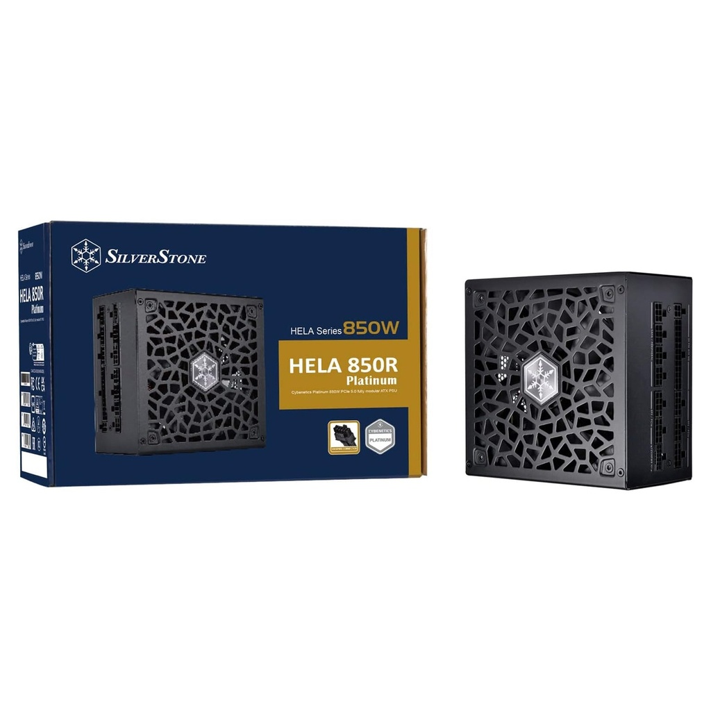Silver Stone Hela Series 850R Cybenetics Platinum Fully Modular ATX PCIe 5.0 850W Power Supply