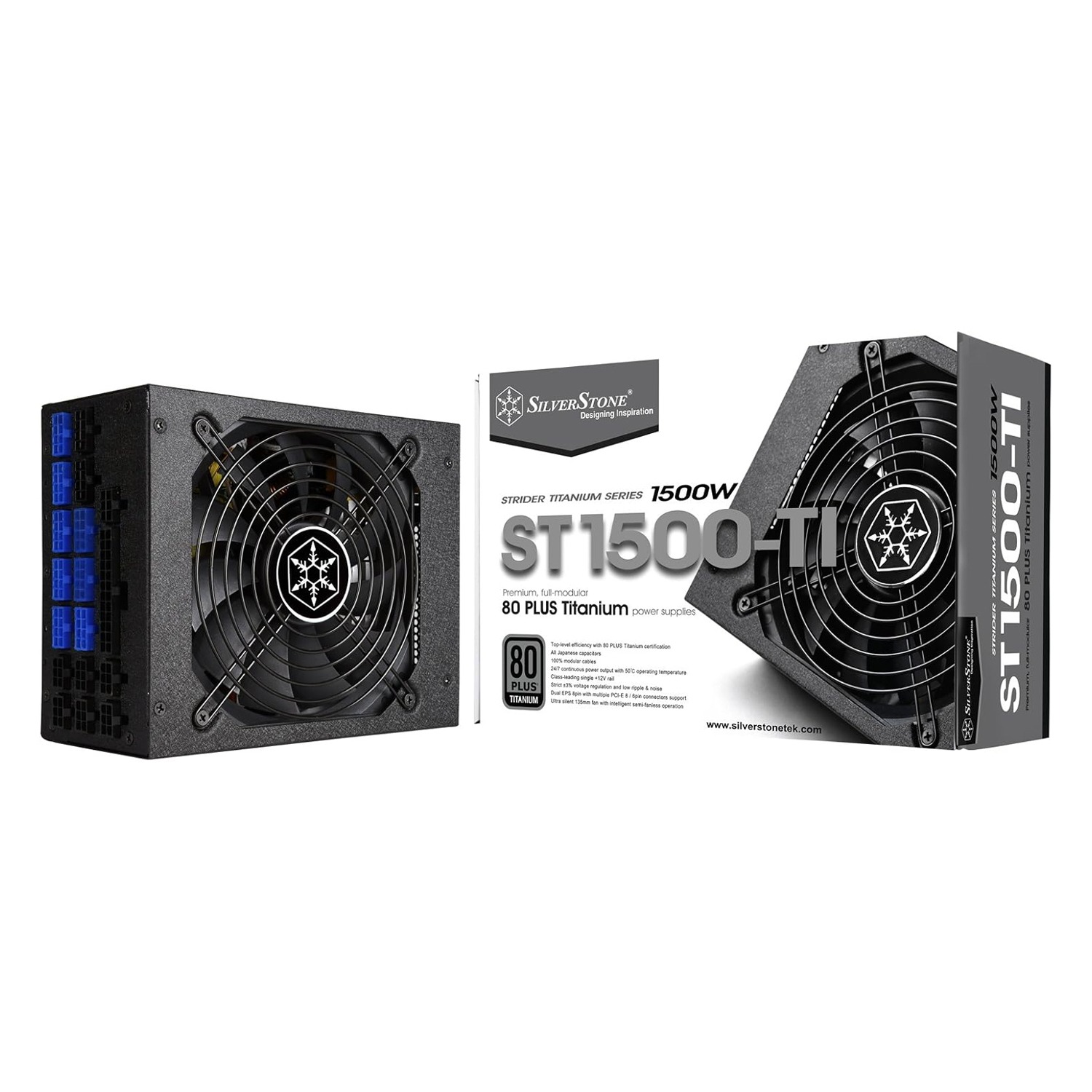 Silver Stone Strider Titanium Series ST1500 80Plus Titanium