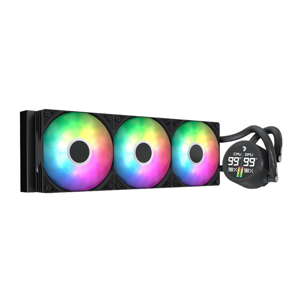 ABYSS L360R Digi 360mm ARGB Liquid Cooler - Black