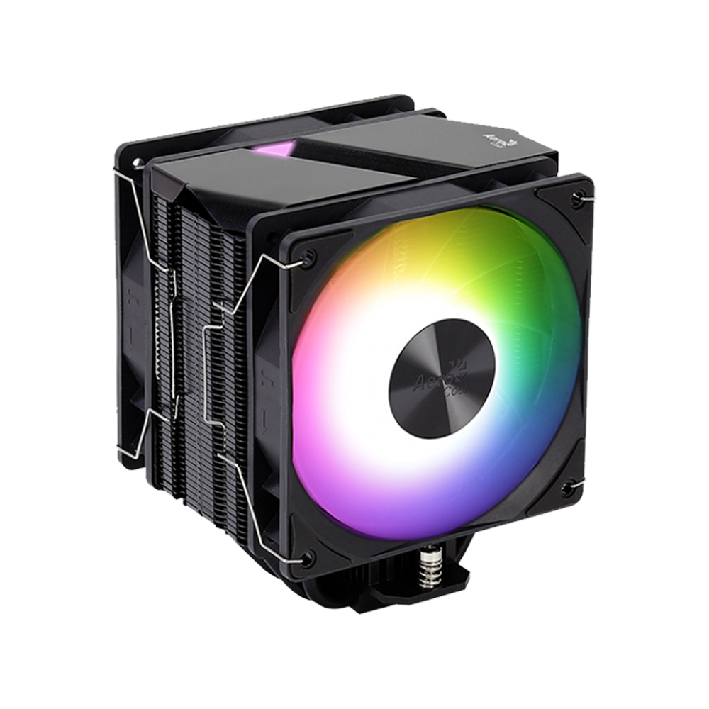 [NS028038] AEROCOOL RIME 4 DUAL ARGB CPU Air Cooler - Black
