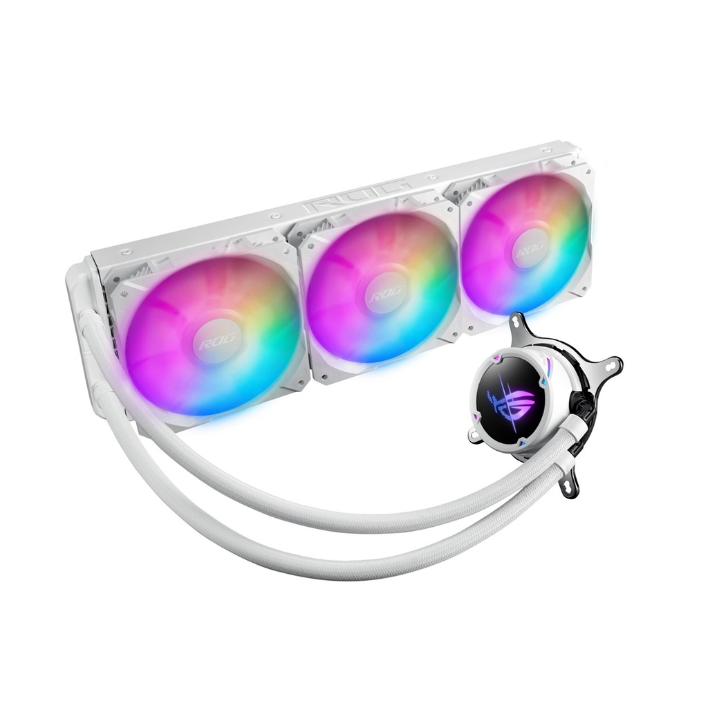 [NS014865] Asus Rog Strix LC II 360 ARGB CPU Liquid Cooler - White