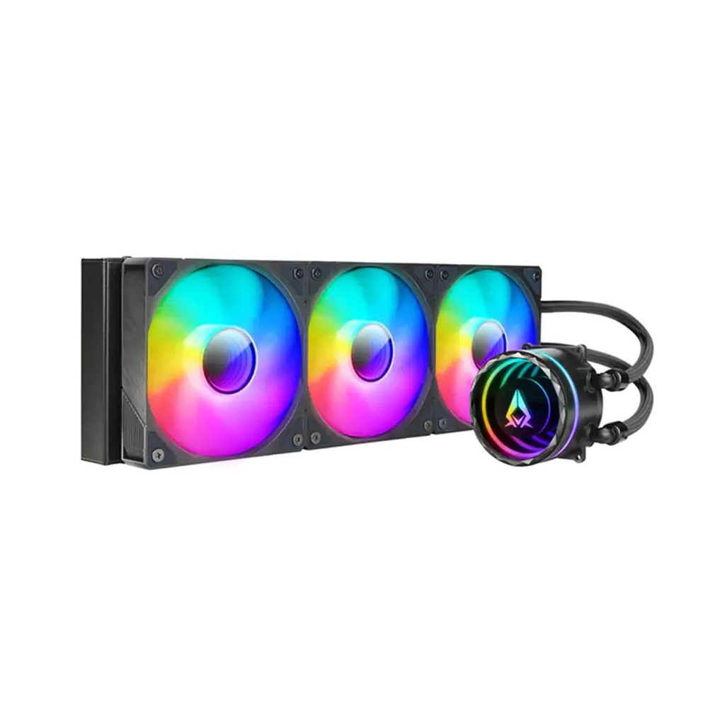 AZZA Blizzard PRO 360mm ARGB CPU Liquid Cooler - Black