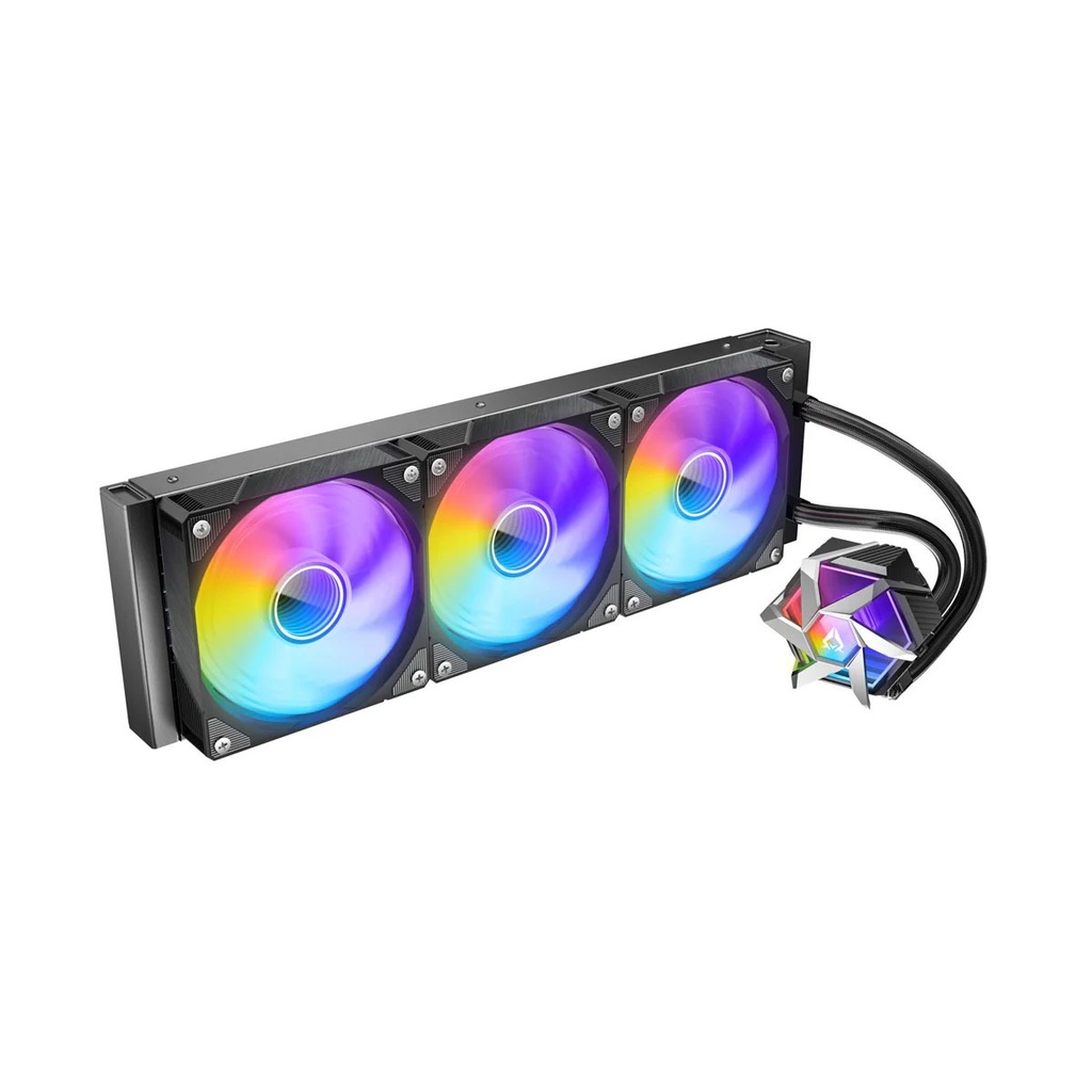 Azza HEX 360mm ARGB CPU Liquid Cooler - Black
