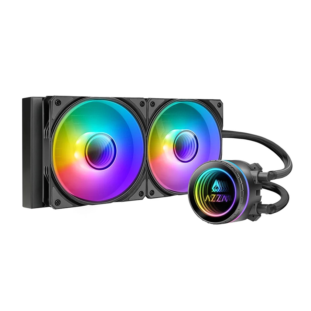 [NS007185] AZZA Galeforce 240mm ARGB CPU Liquid Cooler - Black