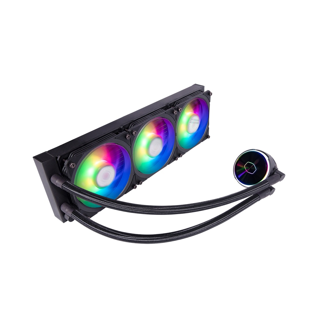 CoolerMaster MasterLiquid PL360 Flux ARGB CPU Liquid Cooler - Black