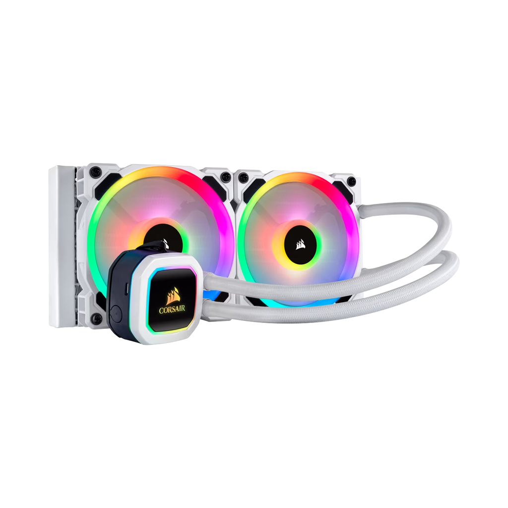 [NS001820] Corsair Hydro Series H100i RGB Platinum SE Liquid CPU Cooler - White