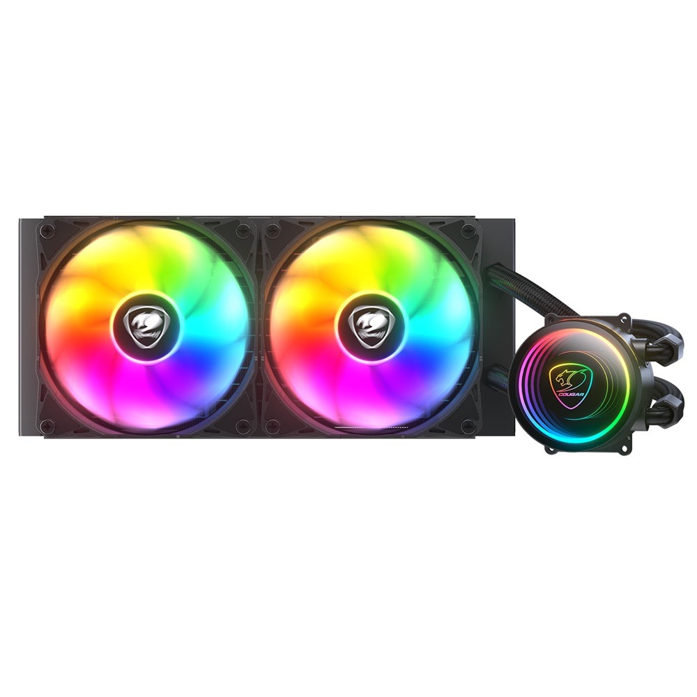 Cougar Poseidon Elite ARGB 240 AIO Liquid Cooler - Black