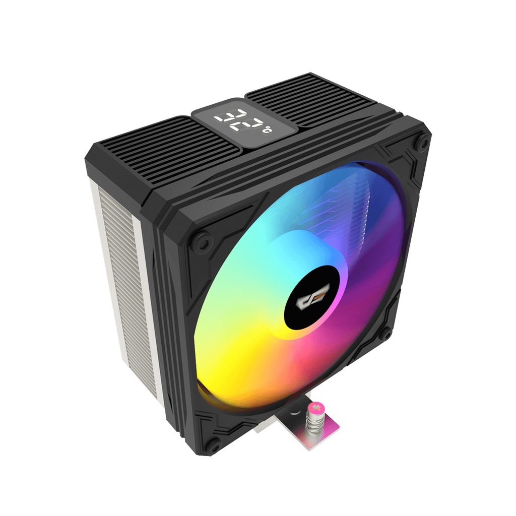 Dark Flash M400 Digital Display Tower CPU Cooler - Black