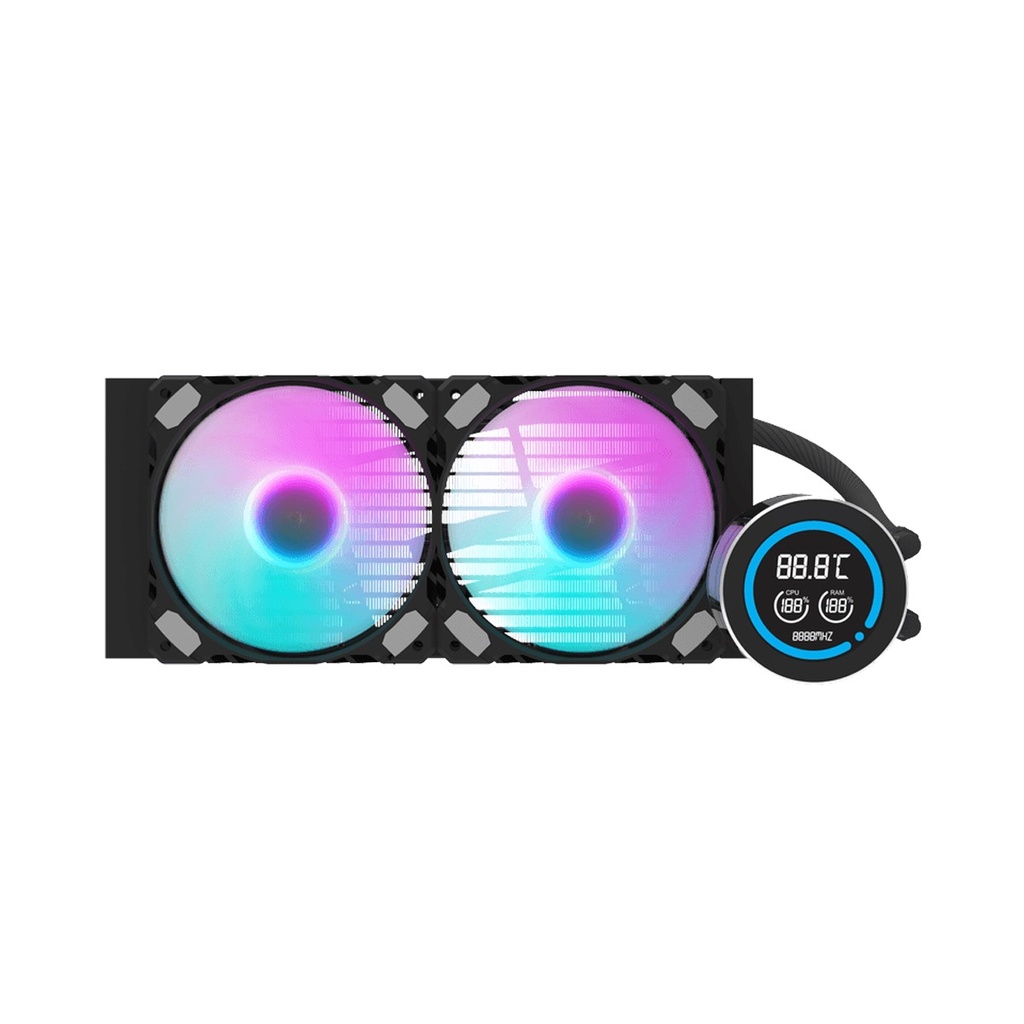 [NS029371] DarkFlash Nebula Series DN240D All-In-One 240MM Liquid Cooler - Black