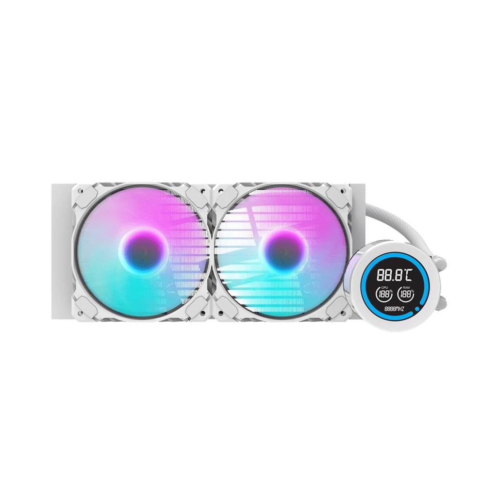 [NS029372] DarkFlash Nebula Series DN240D All-In-One 240MM Liquid Cooler - White