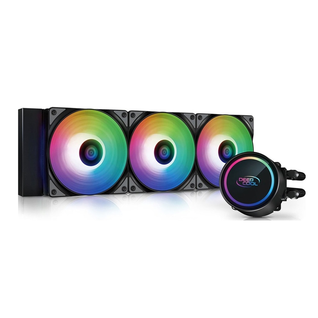 [NS015388] DeepCool Gammaxx L360 A-RGB WH 360mm CPU Liquid Cooler - Black