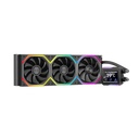 Jungle Leopard AstroShel V2G Liquid Cooler, 360MM Radiator Size, ARGB Lighting, 2.8’’ Display Real-time Monitoring – Black