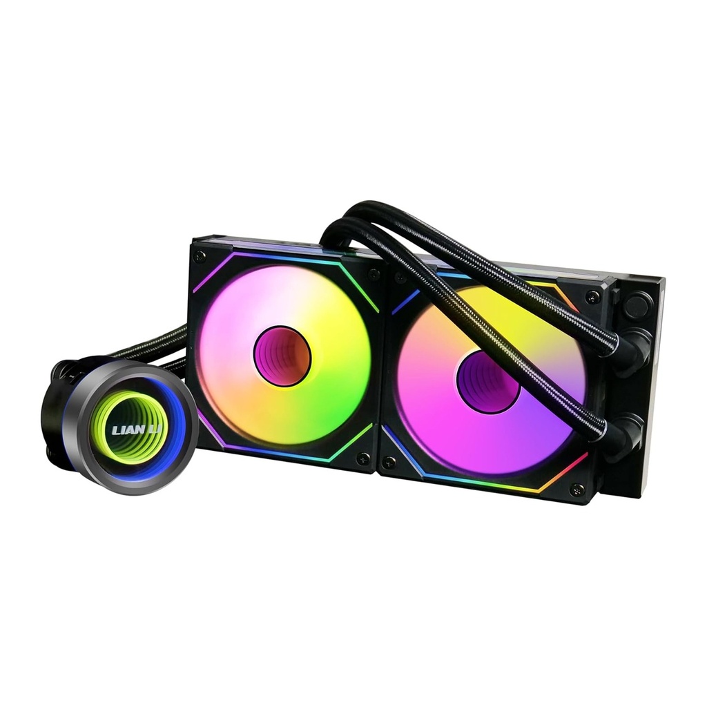 LIAN LI Galahad II Trinity SL-INF 240Â ARGB All-in-One CPU Liquid Cooler - Black