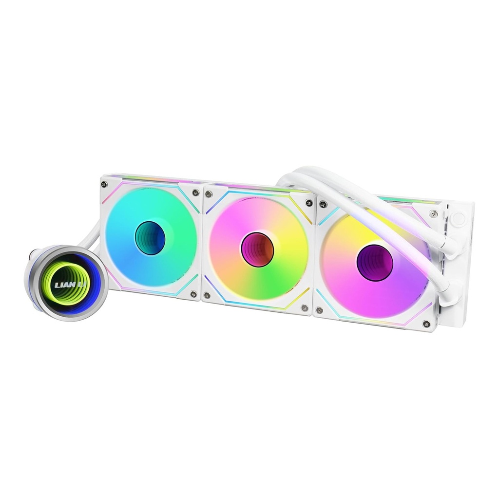 [NS013064] LIAN LI Galahad II Trinity SL-INF 360 ARGB All-in-One CPU Liquid Cooler - White