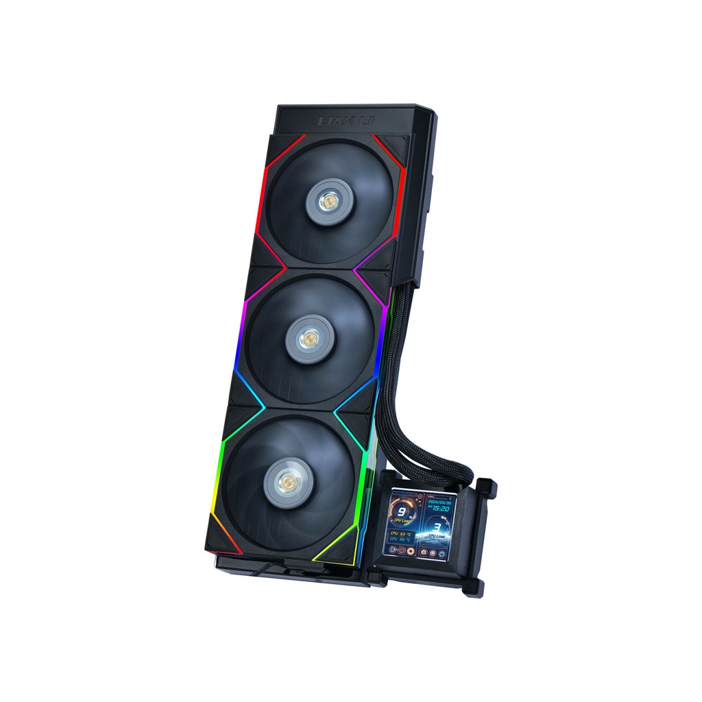 [NS027454] LIAN LI Hydro-Shift LCD 360 TL Liquid CPU Cooler - Black