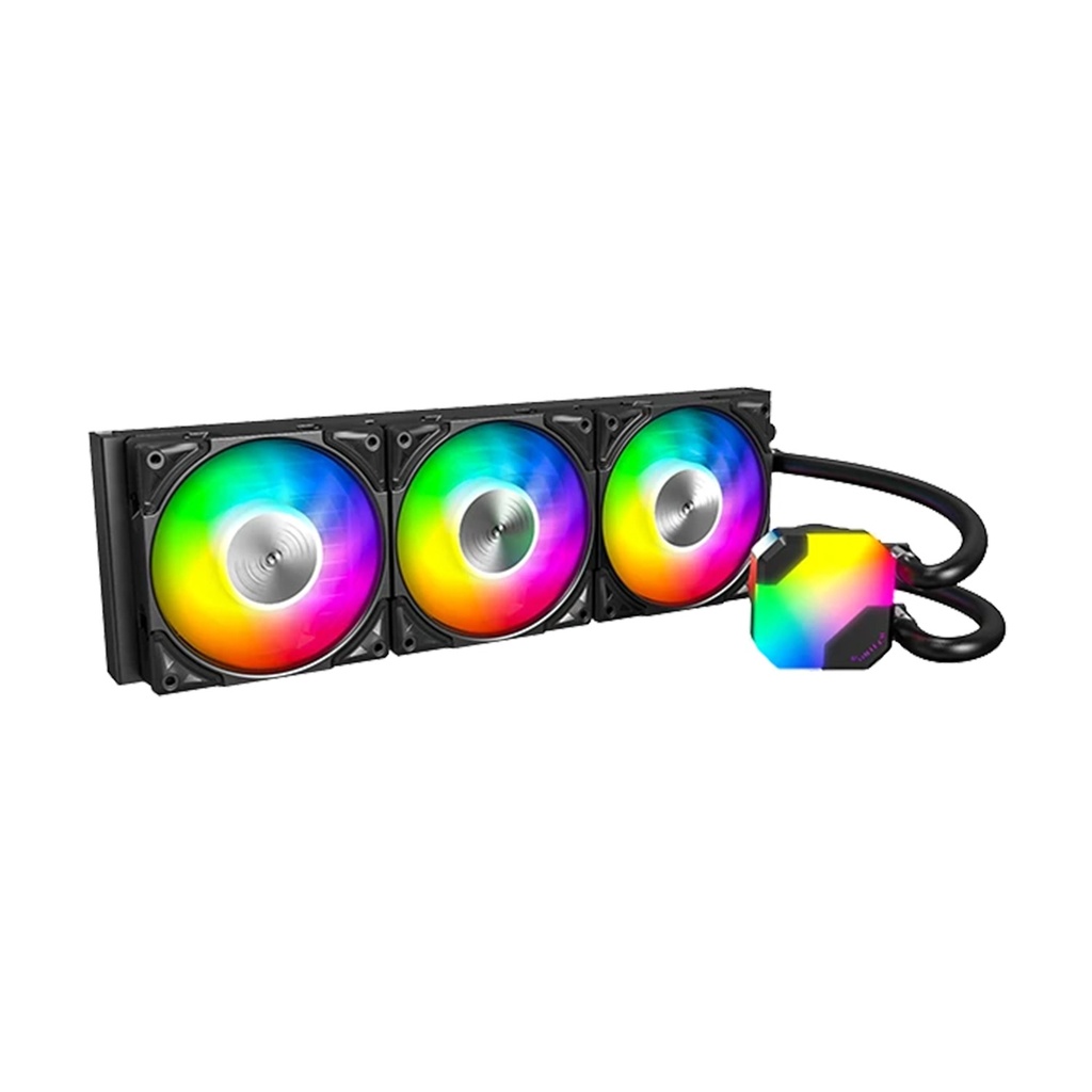 [NS028968] Montech Hyper Flow ARGB 360 AIO CPU Liquid Cooler With Enhanced Water Pump Design - Black