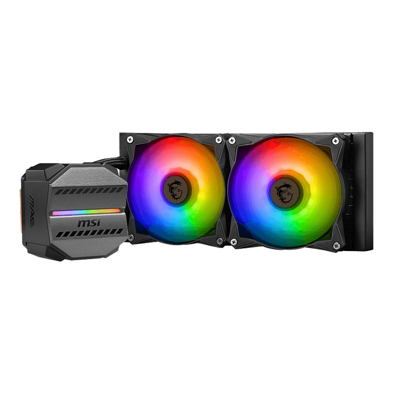 [NS015045] MSI MAG CoreLiquid M240 ARGB CPU Liquid Cooler Intel LGA1700 & AMD AM5 Socket Compatible - Black