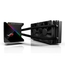 ROG Ryujin 240 all-in-one liquid CPU cooler with Live Dash color OLED - Black