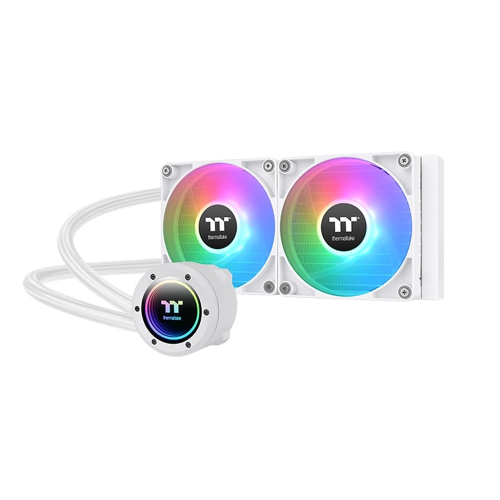 [NS014238] Thermaltake TH240 V2 Snow Edition ARGB Sync AIO Liquid Cooler - White