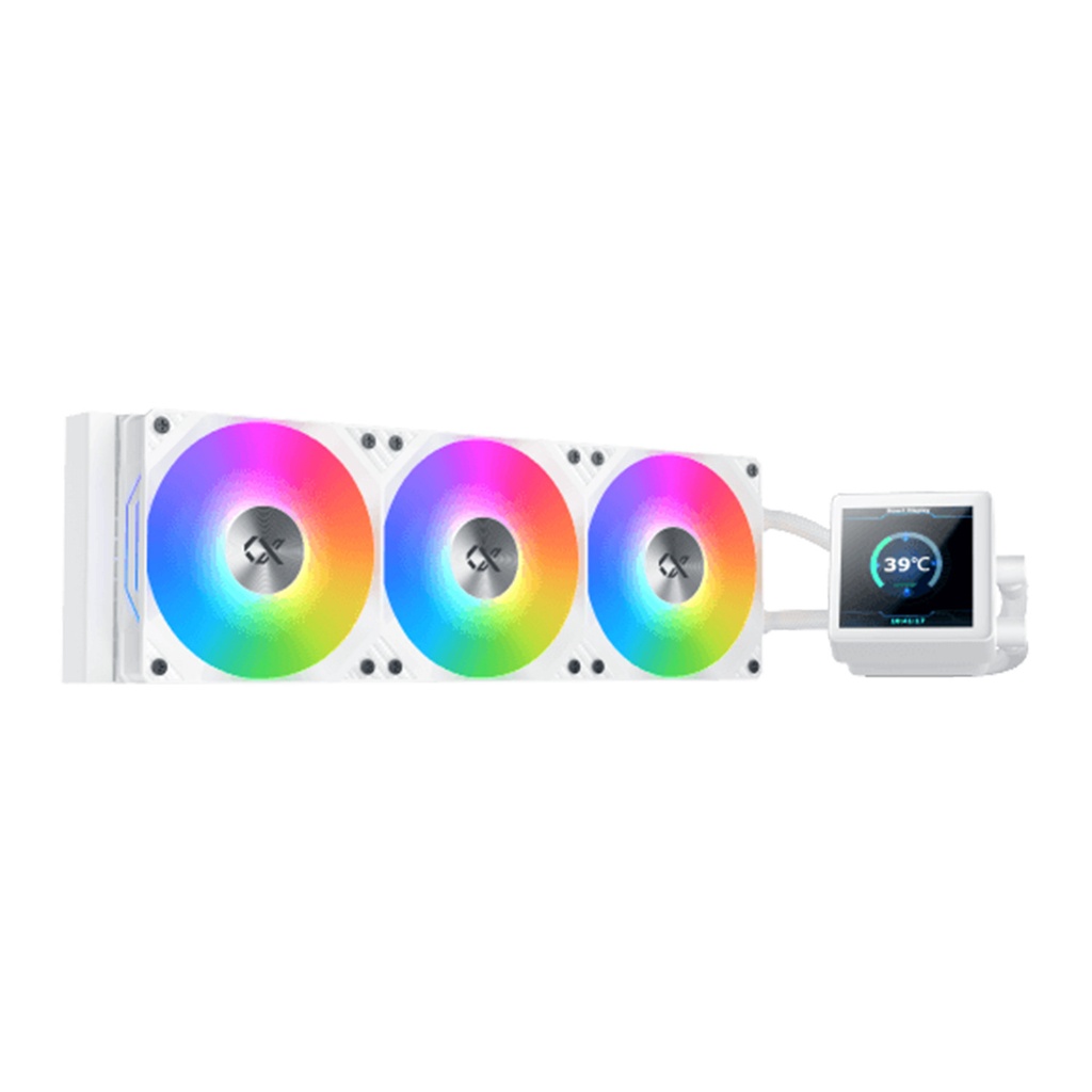 [NS028412] Xigmatek Connect 360 Arctic Smart Digital LCD RGB CPU Liquid Cooler - White