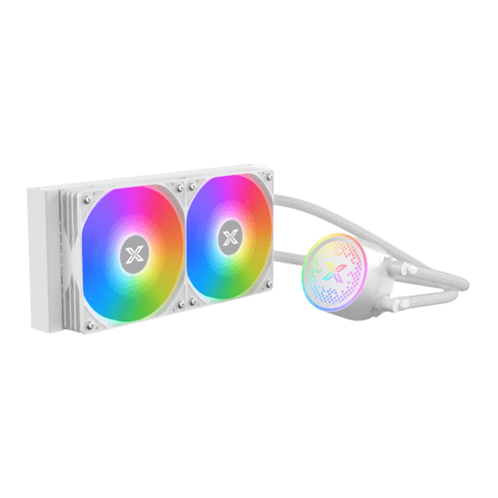 [NS028410] Xigmatek Fenix Arctic 240 PWM ARGB Fan Liquid Cooler - White