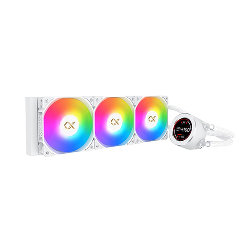 [NS011626] Xigmatek Alpha Frozr-O II Arctic 360 ARGB AIO CPU Liquid Cooler - White