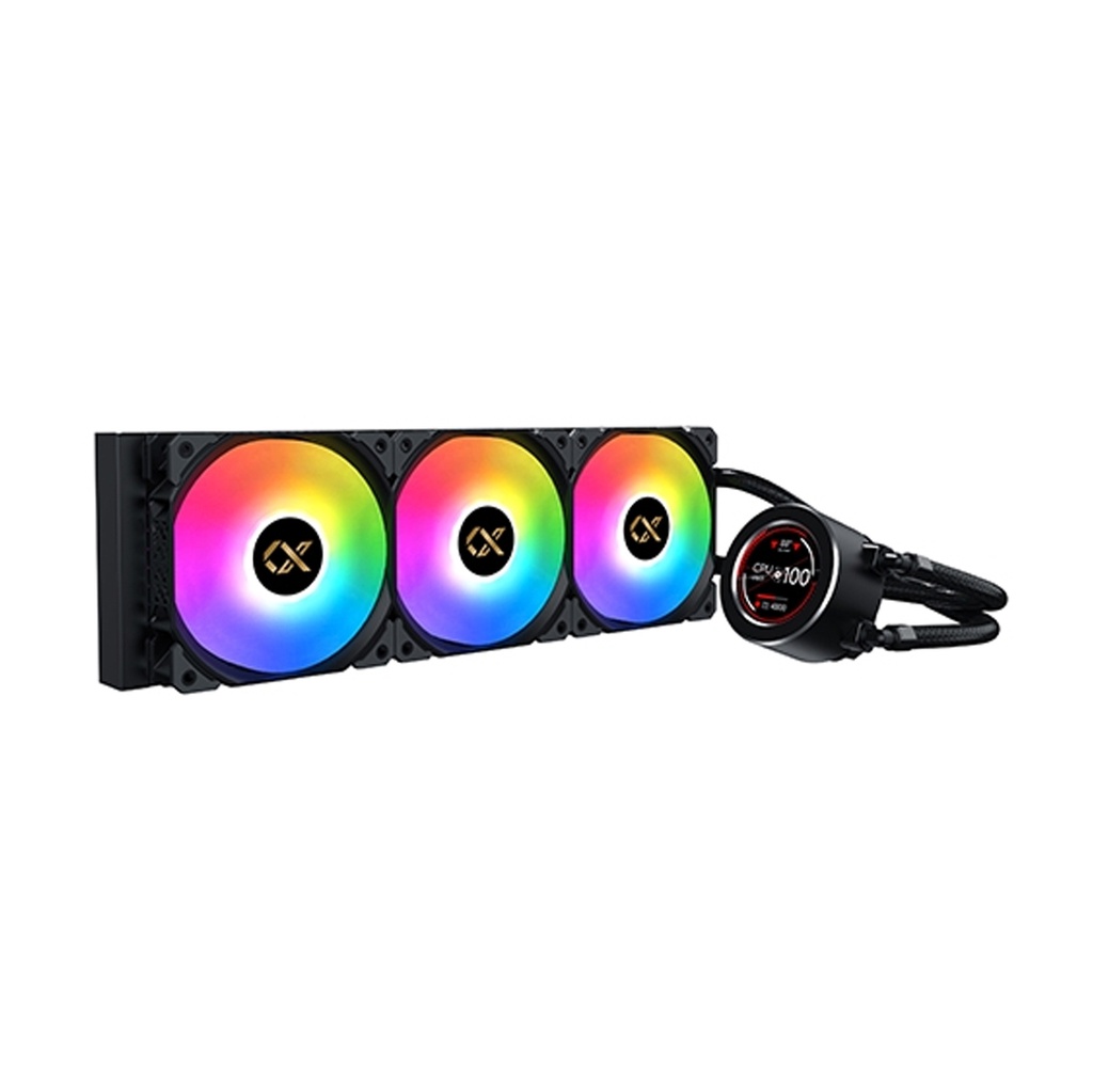 Xigmatek Alpha Frozr-O II 360 ARGB AIO CPU Liquid Cooler - Black
