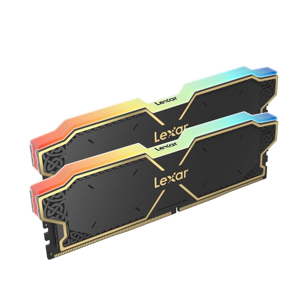 [NS032087] Lexar Thor RGB 32GB (2x16GB) DDR5 6400MHz CL40 Memory Kit - Black