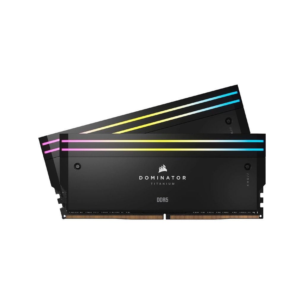 Corsair Dominator Titanium RGB DDR5 - 96GB (2x48GB) 6800MT/s CL40 Memory Kit - Black